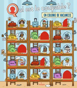 Couverture de Qui est le coupable en colonie de vacances 