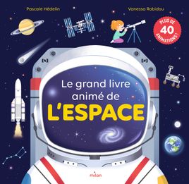 Couverture de Le grand livre animé de l'espace