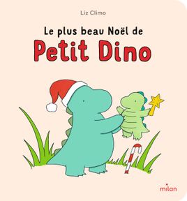 Couverture de Le plus beau Noël de Petit Dino - tout-carton