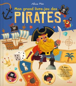 Couverture de Mon grand livre-jeu des pirates