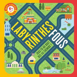 Couverture de Labyrinthes fous - Iras-tu au bout des 45 chemins ?