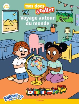 Couverture de Enigmes - Voyage autour du monde