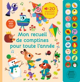 Couverture de Mon recueil de comptines pour toute l'année