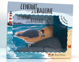 Couverture de L'enfant et la baleine (coffret livre + peluche)