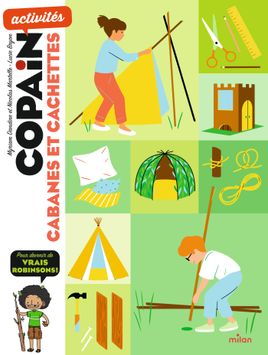 Couverture de Cabanes et cachettes 