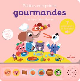 Couverture de Petites comptines gourmandes 