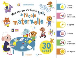 Couverture de Mon cherche et trouve sonore de l'école maternelle