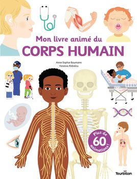 Couverture de Mon livre animé du corps humain