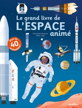 Couverture de Le grand livre de l'Espace animé