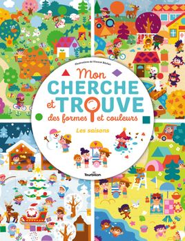 Couverture de Mon cherche et trouve des formes et couleurs