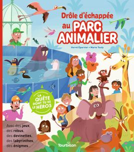 Couverture de Drôle d'échappée au parc animalier