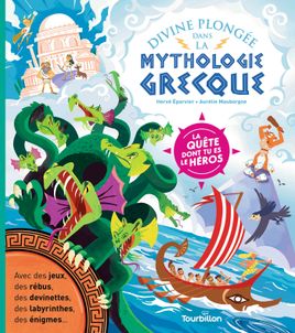 Couverture de Divine plongée dans la mythologie grecque