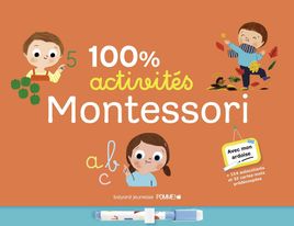 Couverture de 100% activités Montessori