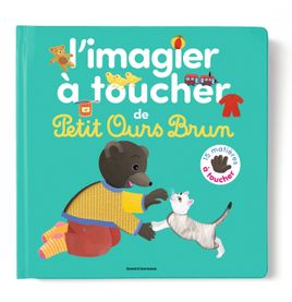 Couverture de L'imagier à toucher de Petit Ours Brun