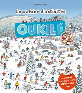 Couverture de Le cahier d'activités de la famille Oukilé - Hiver