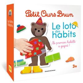 Couverture de Jeu Petit Ours Brun - Le loto des habits