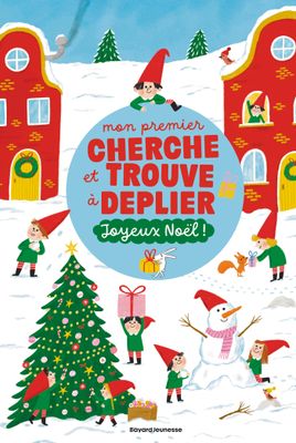 Couverture de Mon premier cherche et trouve à déplier - Joyeux Noël !