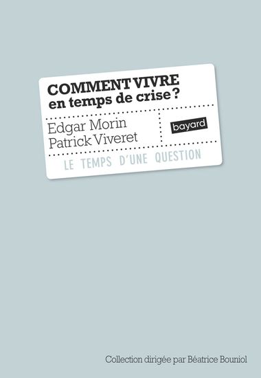 Couverture de « Comment espérer en temps de crise ? »