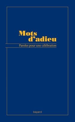 Couverture de « Mots d’adieu »