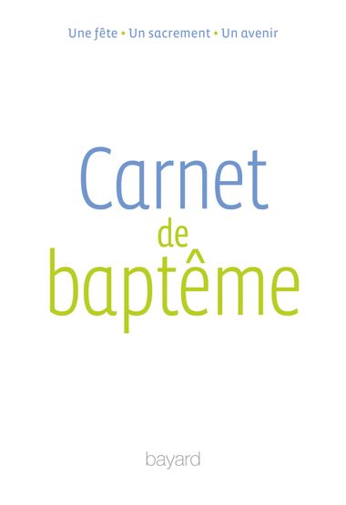 Couverture de « Carnet de baptême »