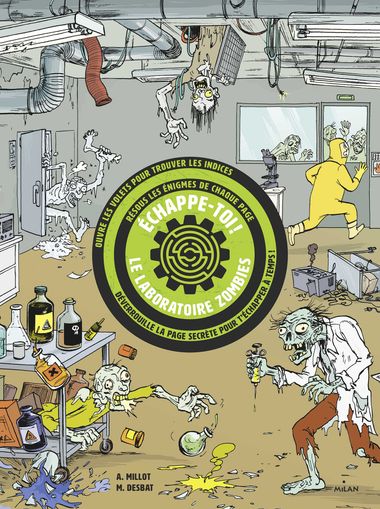 Couverture de « Échappe-toi – Le laboratoire aux zombies »
