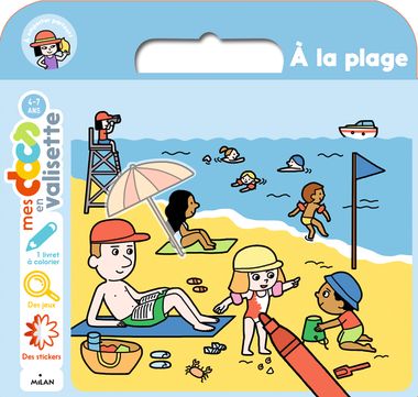 Couverture de « À la plage »