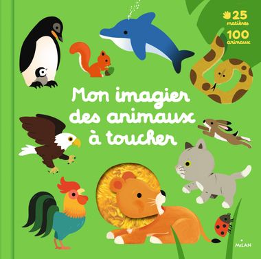 Couverture de « Mon grand imagier des animaux à toucher »