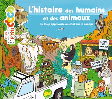 Couverture de « L’histoire des humains et des animaux »