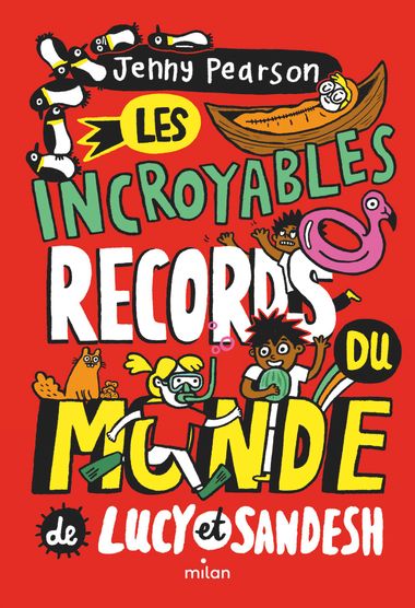 Couverture de « Les incroyables records du monde de Lucy et Sandesh »
