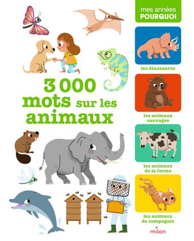 Couverture de « 3 000 mots sur les animaux »