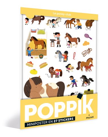 Couverture de « Le poney-club  – Poppik »