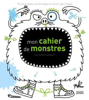Couverture de « Mon cahier de monstres »