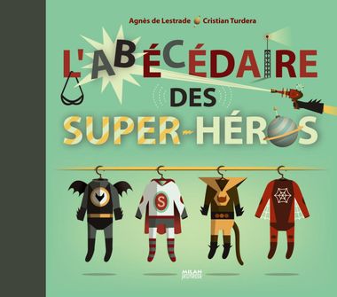 Couverture de « L’abécédaire des super-héros »