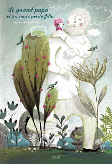 Couverture de « Le grand papa et sa toute petite fille »