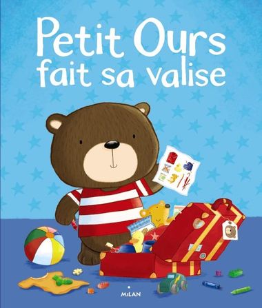 Couverture de « Petit ours fait sa valise »