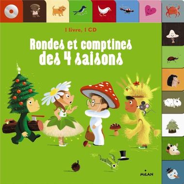 Couverture de « Rondes et comptines des 4 saisons + CD »