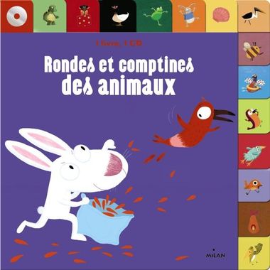 Couverture de « Rondes et comptines des animaux + CD »
