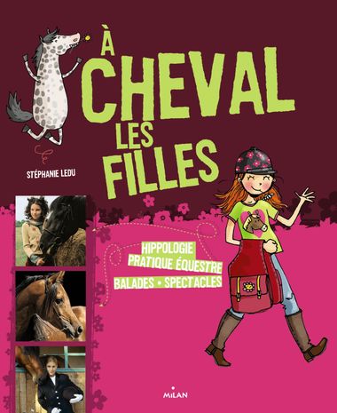 Couverture de « À cheval les filles »