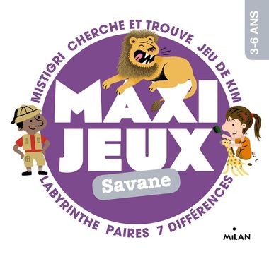 Couverture de « Maxi-jeux – Savane »