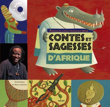 Couverture de « Contes et sagesses d’Afrique + CD »