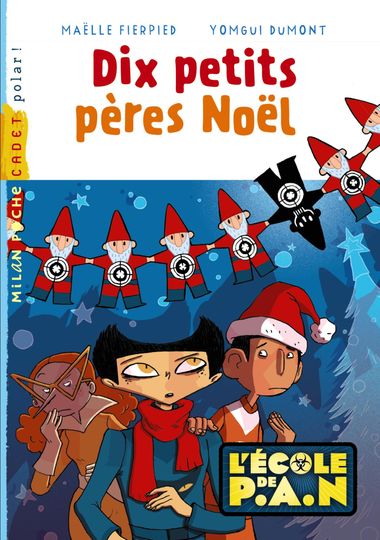 Couverture de « Les dix petits pères Noël »