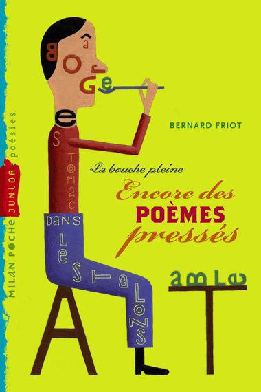 Couverture de « Poèmes pressés – La bouche pleine »