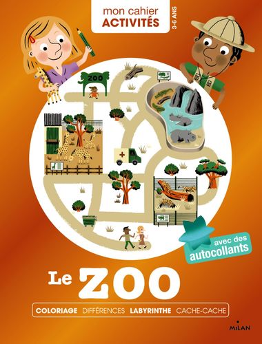 Couverture de « Mon cahier d’activités – Le zoo »