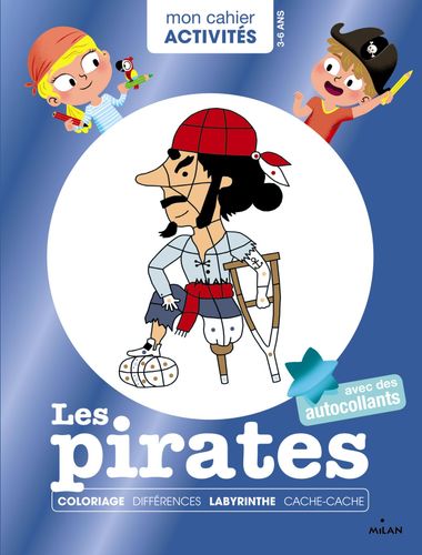 Couverture de « Mon cahier d’activités – Les pirates »