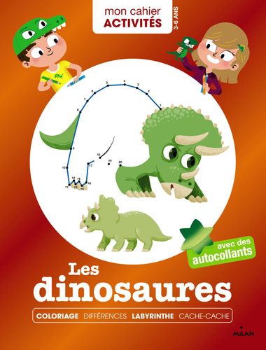 Couverture de « Mon cahier d’activités – Les dinosaures »