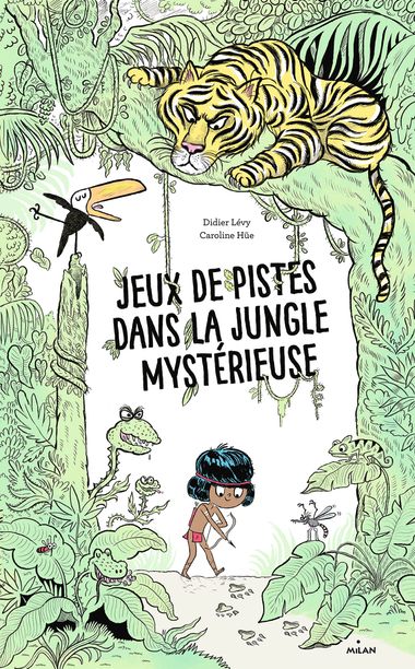 Couverture de « Jeux de pistes dans la jungle mystérieuse »