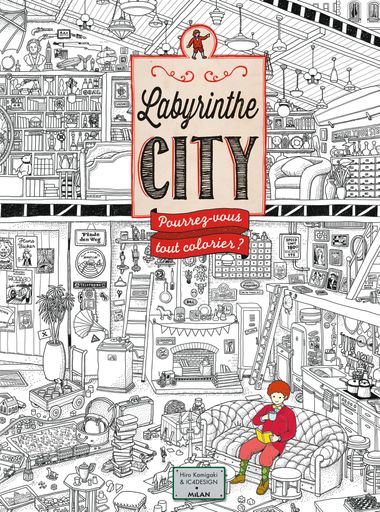 Couverture de « Labyrinthe City – Le coloriage »