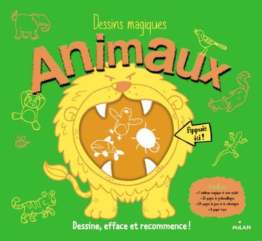 Couverture de « Dessins magiques – Les animaux »