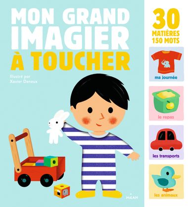Couverture de « Mon grand imagier à toucher »