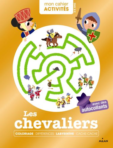 Couverture de « Mon cahier d’activités – Les chevaliers »